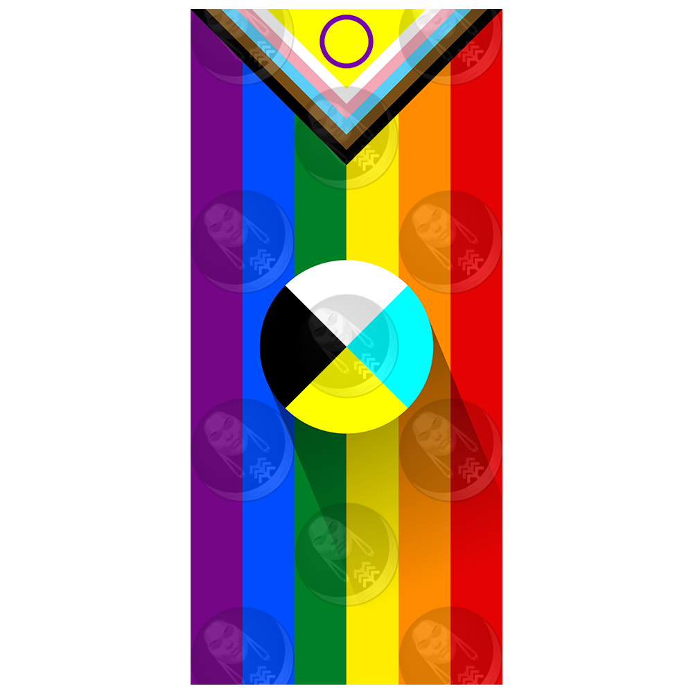 Progress Diné Pride Flag (Vertical)