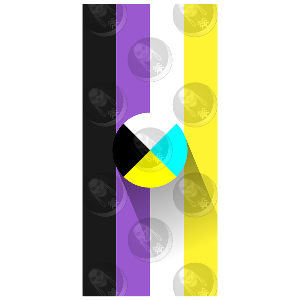 Nonbinary/NB/Enby Diné Pride Flag (Vertical)