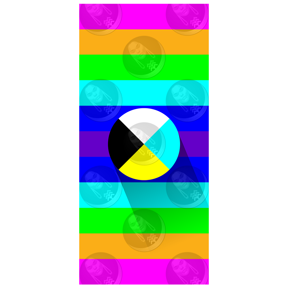 IndigiQueer/iQ Diné Pride Flag (Horizontal)
