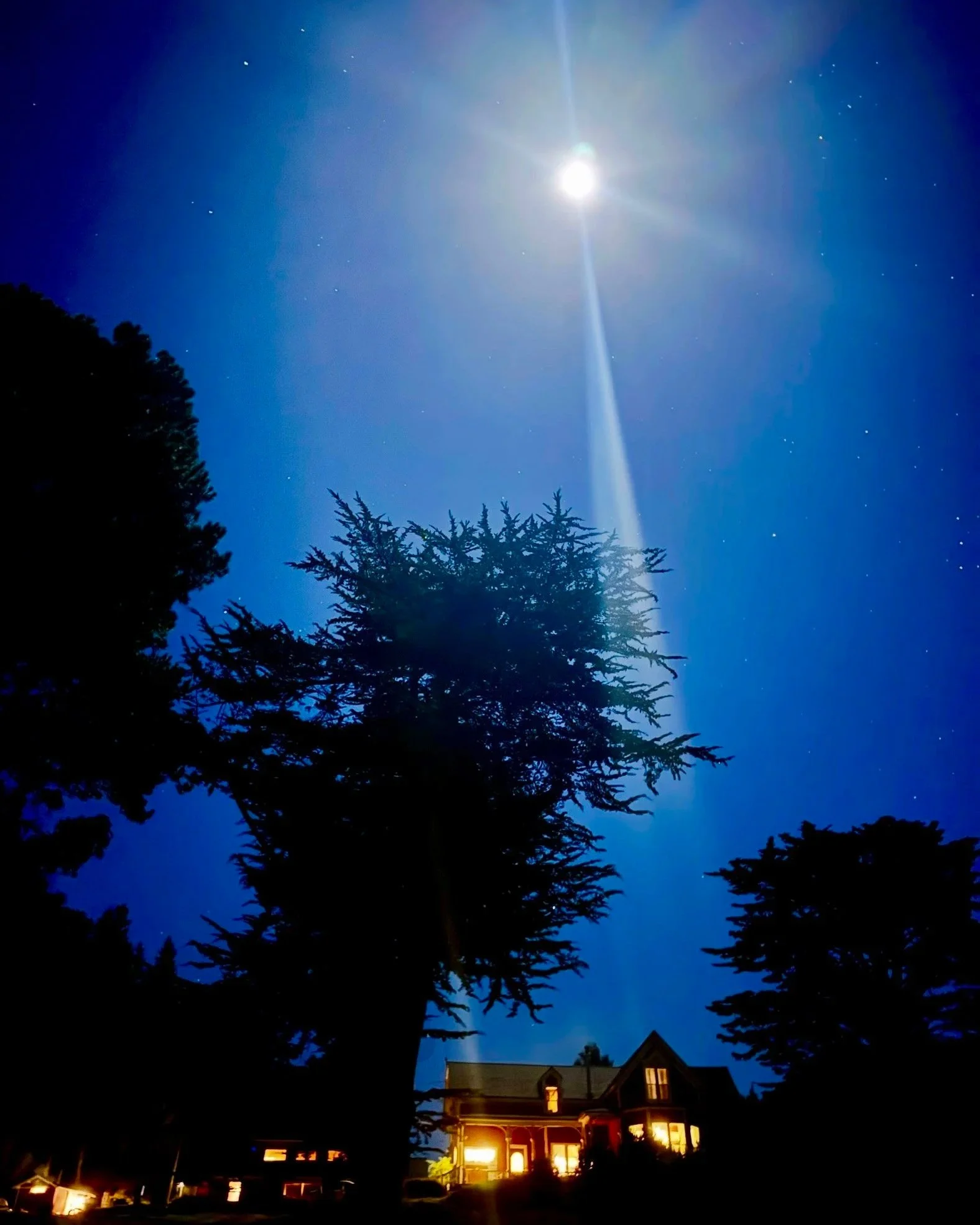 Moonlight magic over Jug Handle.