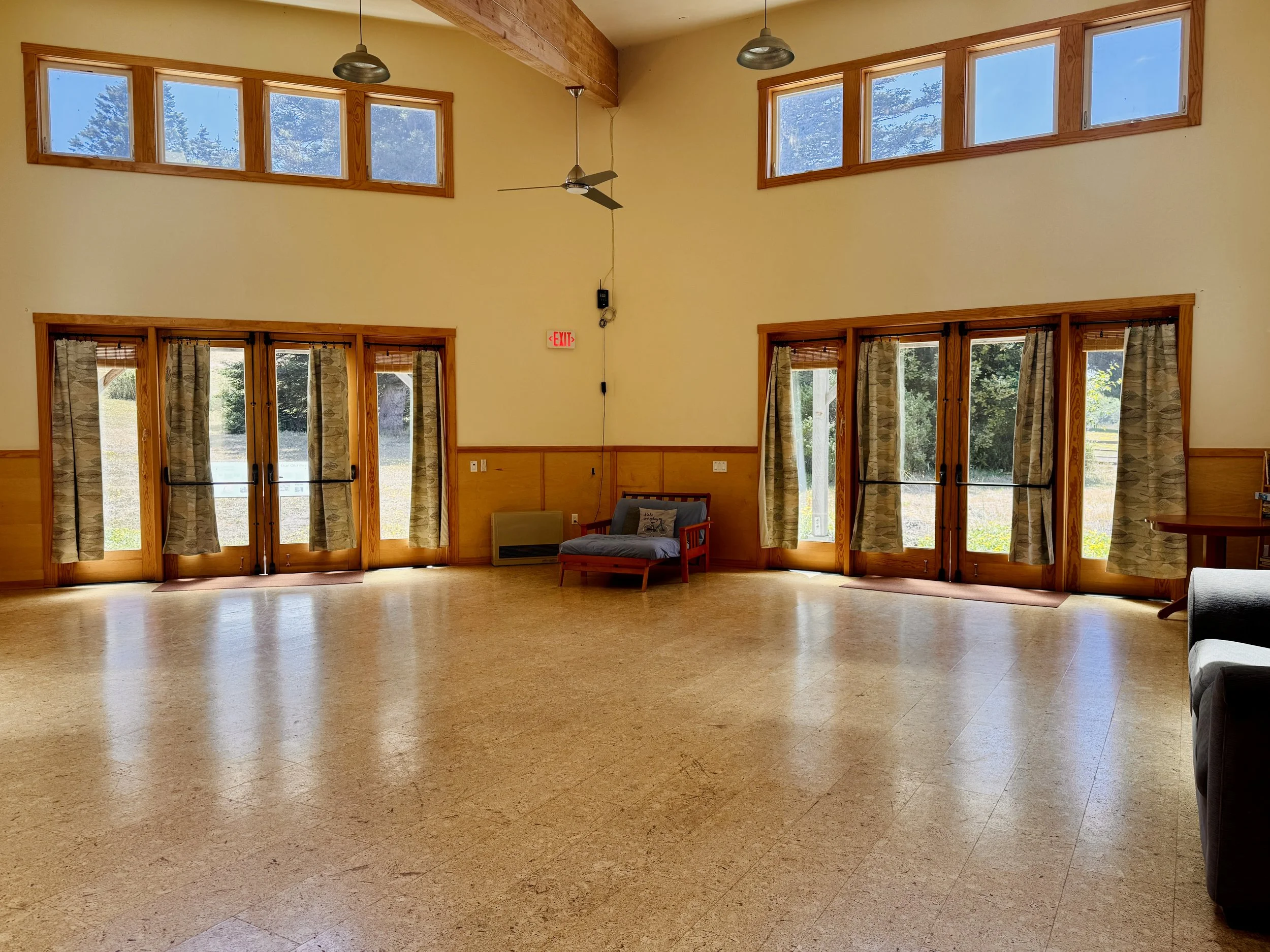 The Sea Terrace Room - Available as a separate rental, perfect for group gatherings, small events, and meetings; limited supply of folding chairs and tables available 