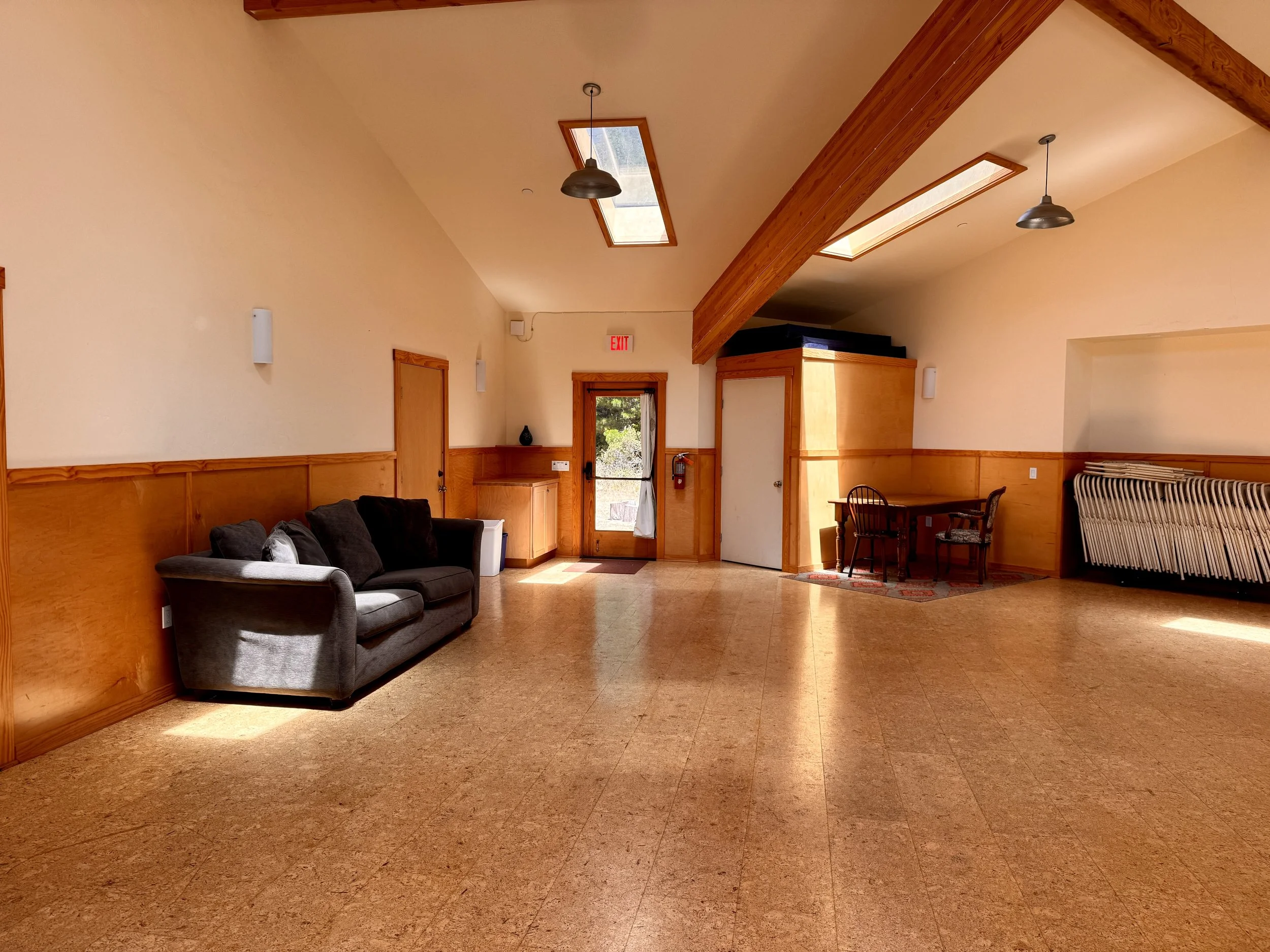 The Sea Terrace Room - Available as a separate rental.  Note:  Small events, lectures, meetings, etc. are often held in the Sea Terrace Room.  If an event is open to the public, we welcome you to join us!  