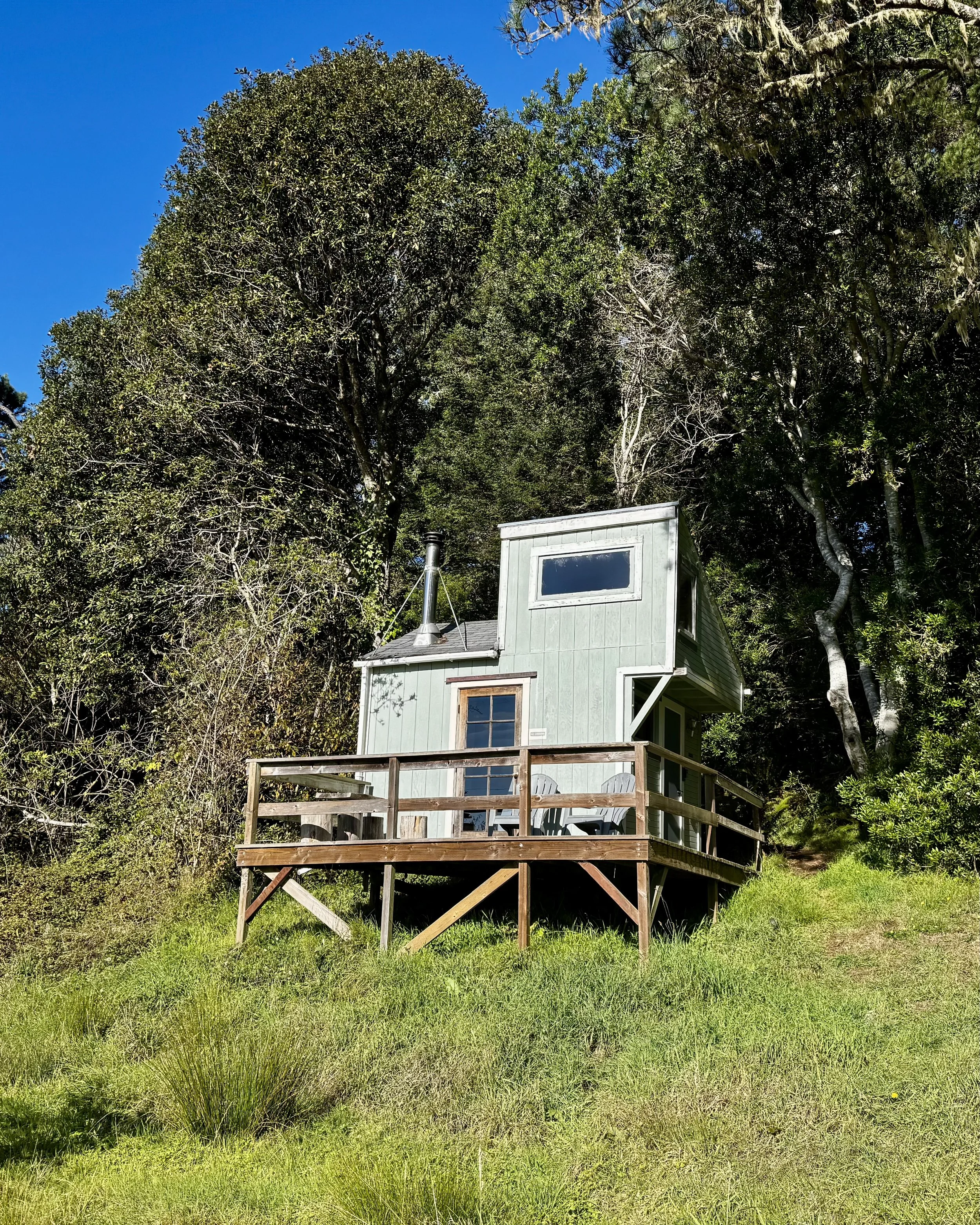 The Orchard Cabin - Tucked away down a short wooded trail from the parking area, the Orchard Cabin is our most private accommodation.  