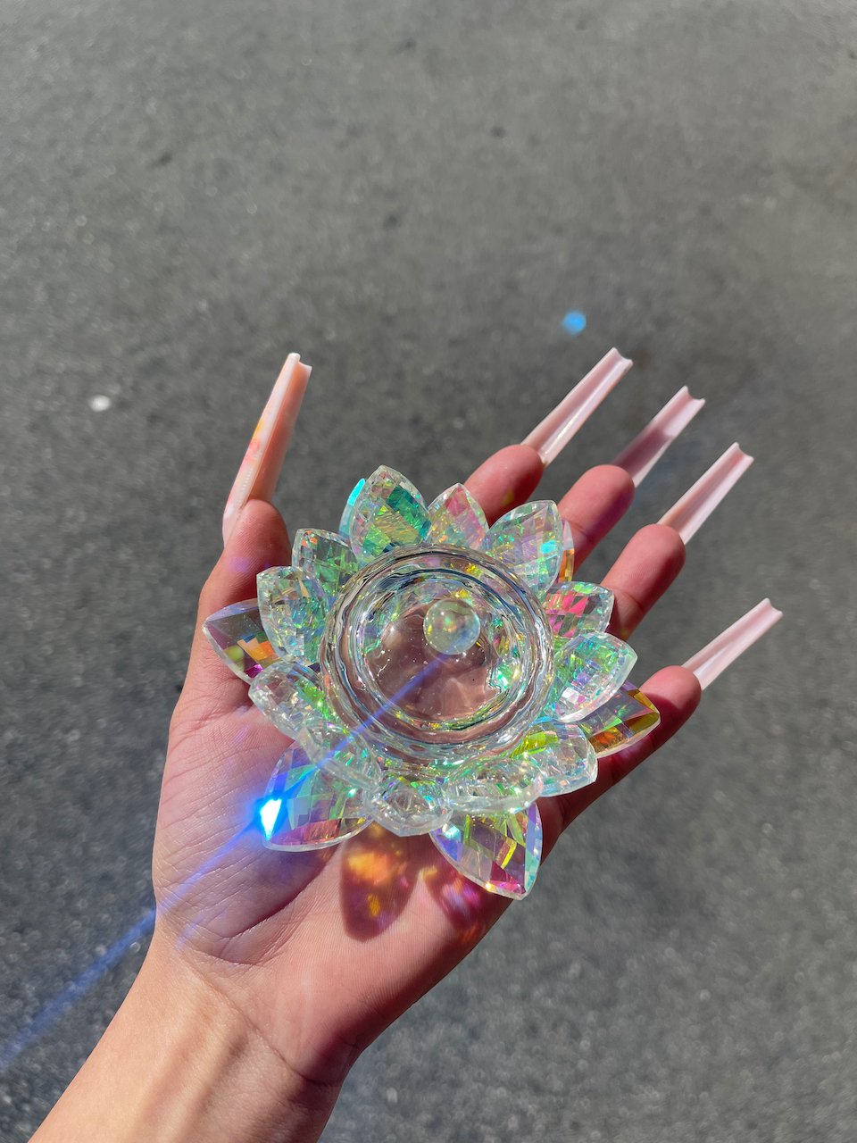 Crystal Lotus Dappen Dish