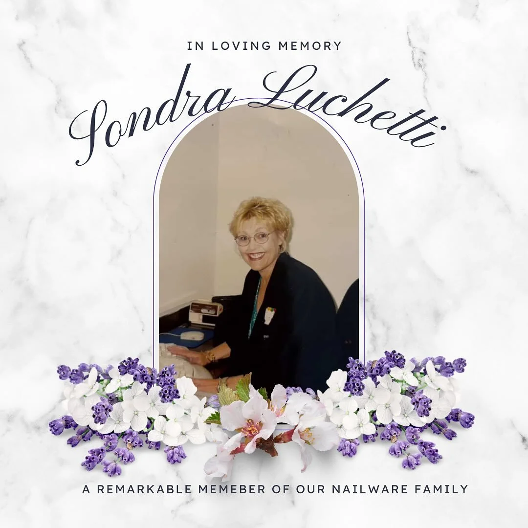 With heavy hearts, we share the sad news that our beloved Nailware team member, Sondra, has passed away. 🕊️❤️&zwj;🩹
Sondra was a cherished part of Nailware from the very beginning, and her kindness, dedication, and grace left a lasting mark on ever