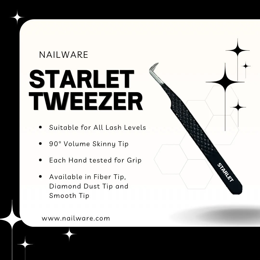 Come pick up our new STARLET tweezer! 

Available in store and online 🛍️ 

All NailWare tweezers have been hand tested by our pros for best quality grip ⭐️ 
 
#bayareanailsupply #nailware #bayarealashartist