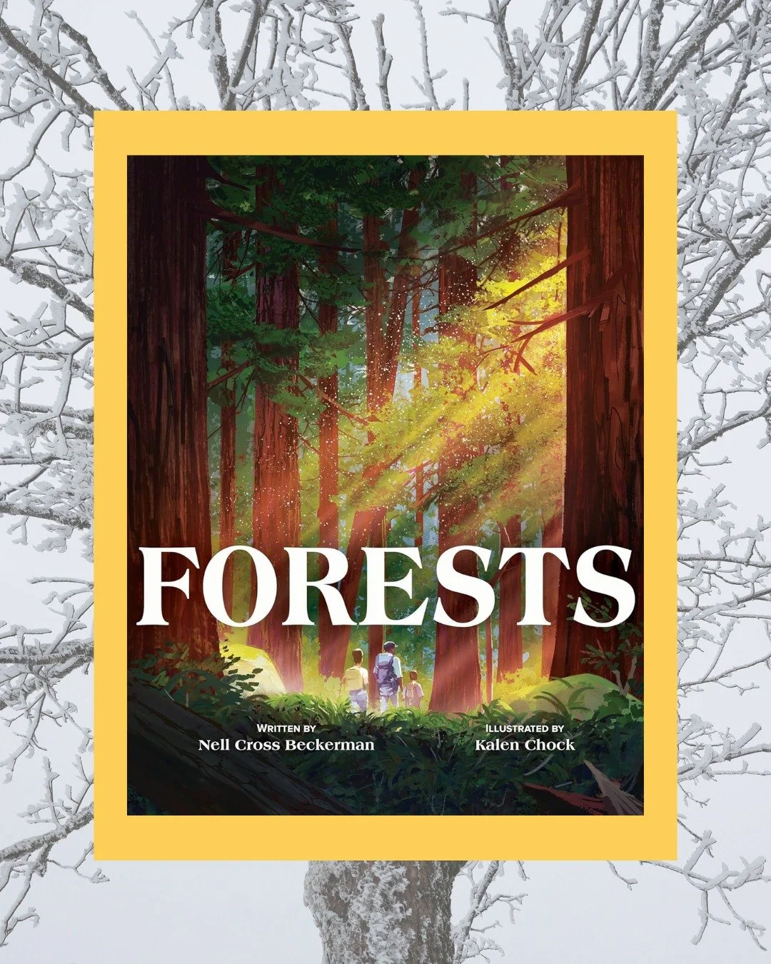 During my recent travels to Massachusetts, I discovered this wonderful book, Forests by Nell Cross Beckerman, with illustrations by Kalen Chock, at the Lee Library in Lee, MA. This extraordinary addition to the Adventure Through Nature series is a ca
