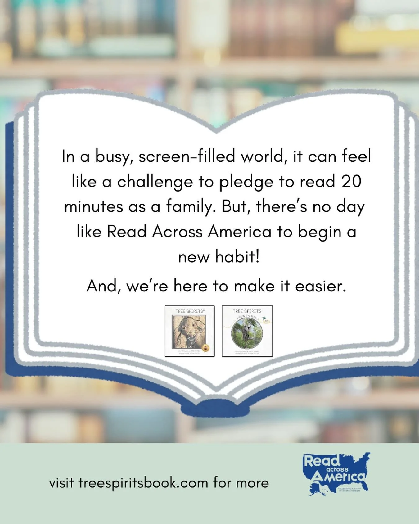 Monday, March 2nd is #readacrossamerica! 

Here&rsquo;s to setting aside intentional time to read with the children in your life this week, and all year long.