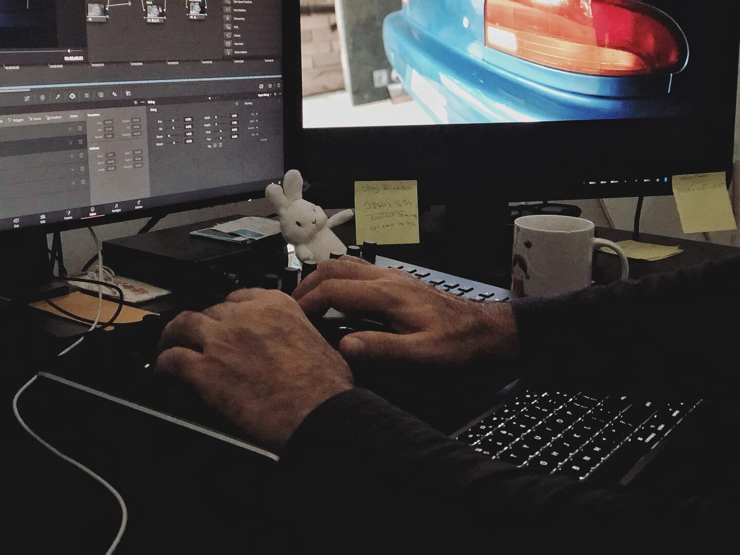 @luxmagica.colourgrading in the colouring studio yesterday working on the grade for the documentary! it looks absolutely beautiful, cannot wait for you all to see it. 
.

#film #filmmaking #filmmaker #cinema #cinematography #cinematographer #document