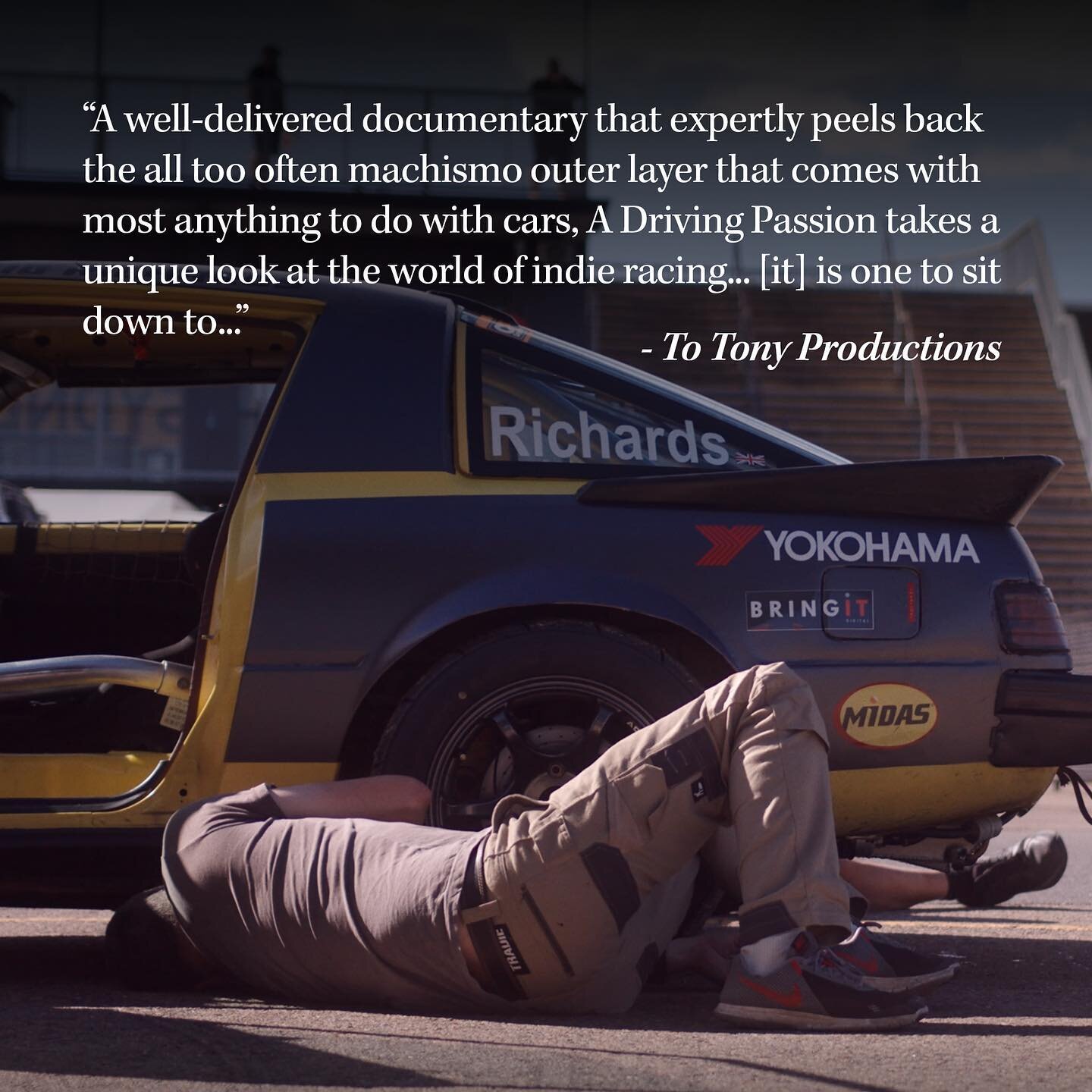 Here's a snippet from an awesome review the brilliant folk at @totonyproductions wrote about A Driving Passion... they are honestly way too kind. Go check it out, link in bio!
.

#film #filmmaking #filmmaker #cinema #cinematography #cinematographer #
