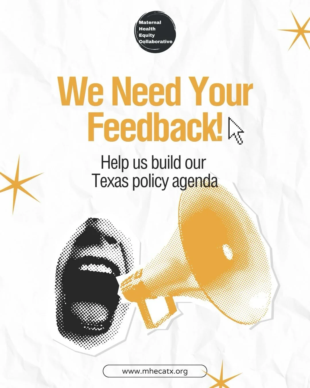 Share your thoughts! Complete our Advocacy Survey today to help us better serve families, strengthen our programs, and ensure we&rsquo;re meeting the needs of our community.

&iexcl;Comparta sus opiniones! Complete hoy mismo nuestra Encuesta de Defen