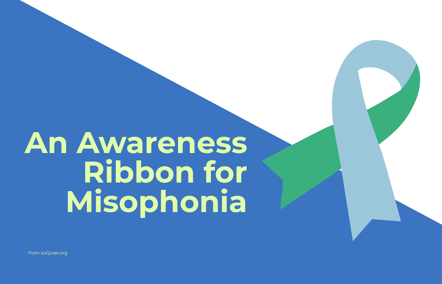 Am Awareness Ribbon for Misophonia? The Story.