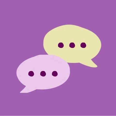 Speech bubble: Chatting about misophonia