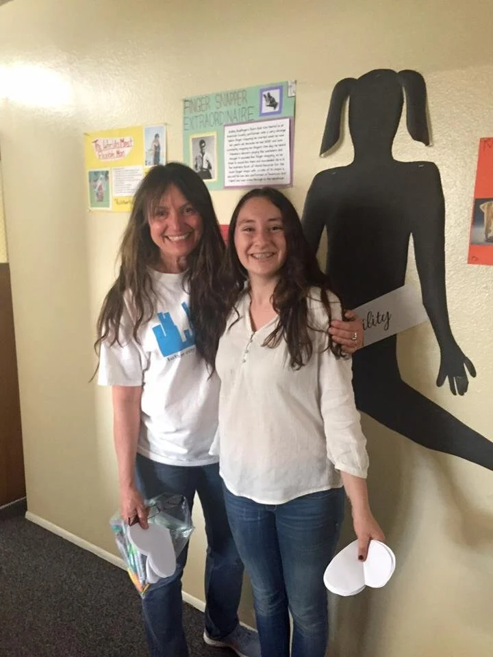 Picture of founder Sherry Risch with alumni Kaylee