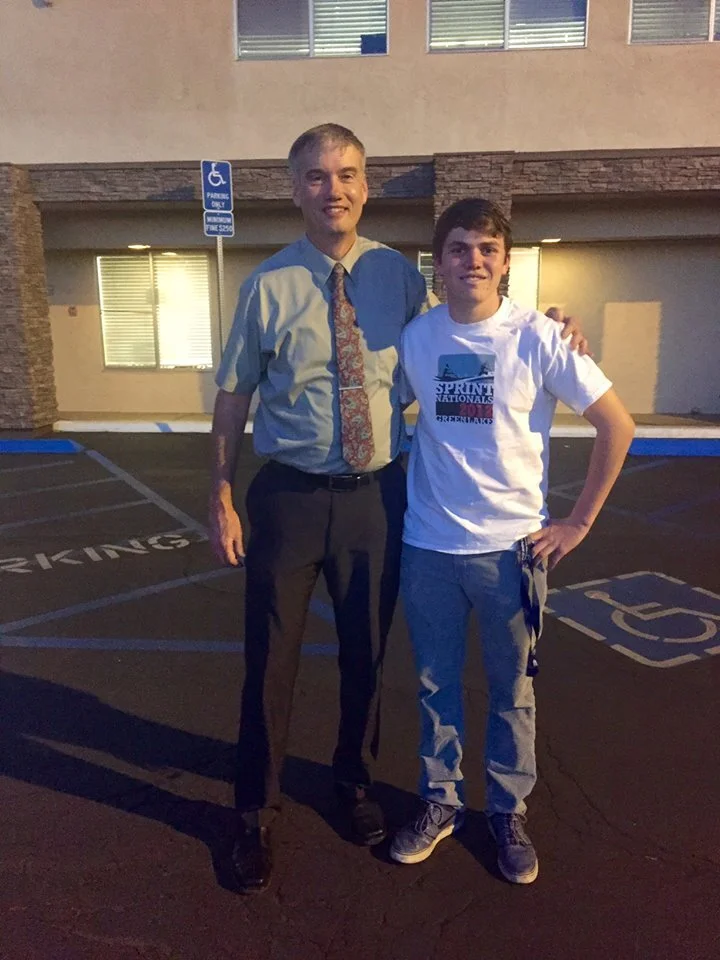 Picture of Henry with Executive Director Jim Price