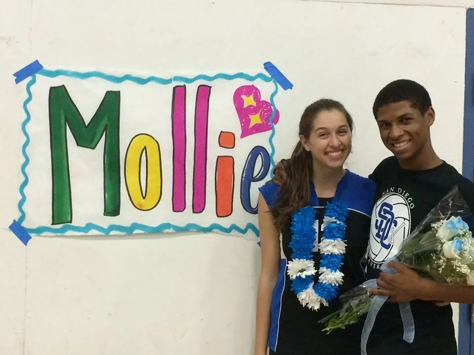 Picture of Mollie and Matthew at high school