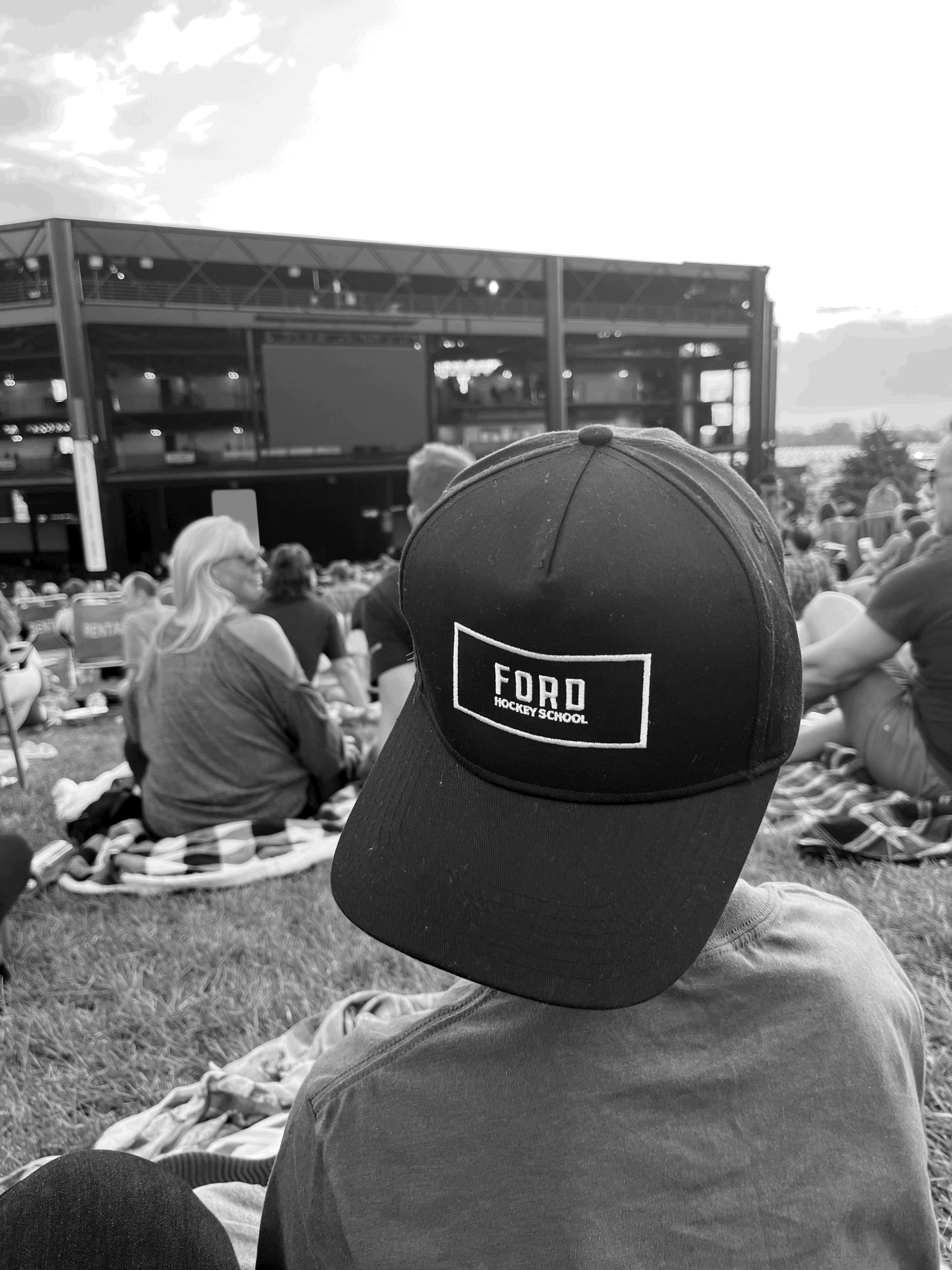 Ford Hockey School Snapback Hat – Black