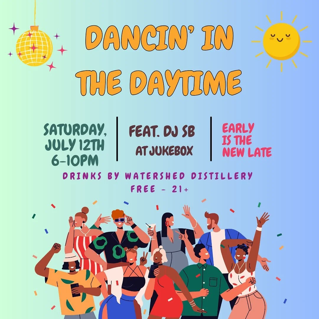 DANCIN&rsquo; IN THE DAYTIME 7/12 🕺☀️💃 IT&rsquo;S BAAAACCKKK!!! No one wants to wait until midnight to get to the movin&rsquo; and shakin&rsquo;! Join us Saturday July 12th from 6-10pm for the return of Dancin&rsquo; in the Daytime! DJ SB (@shawnev
