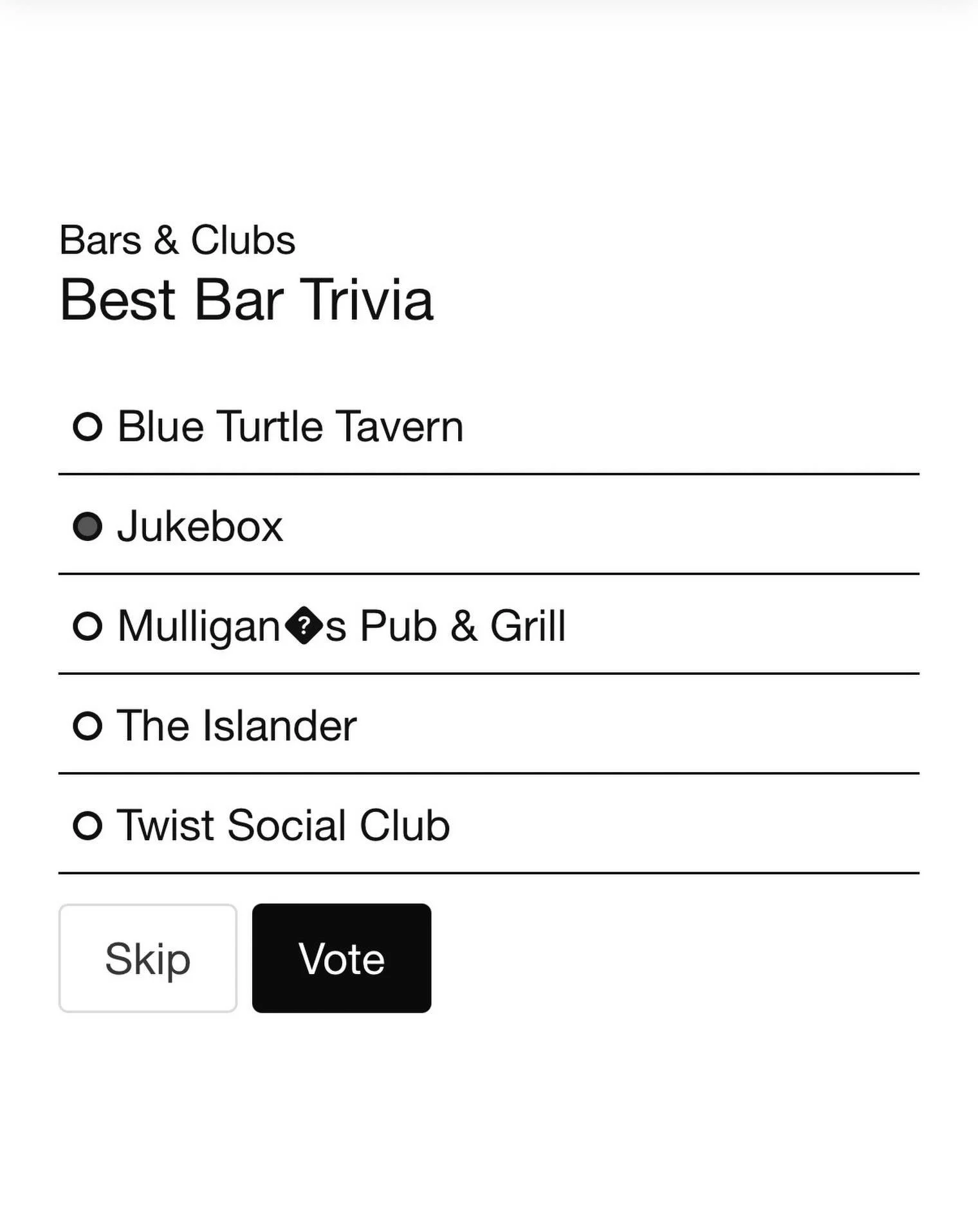 BEST OF CLE 🏆 VOTE VOTE VOTE 🗳️ We are honored and humbled to be a finalist for @clevelandscene BEST BAR TRIVIA. We&rsquo;ve won the last 2 years, so please help us make it a 3-peat! All credit goes to @itsdjtonedef. Without his hard work and chari