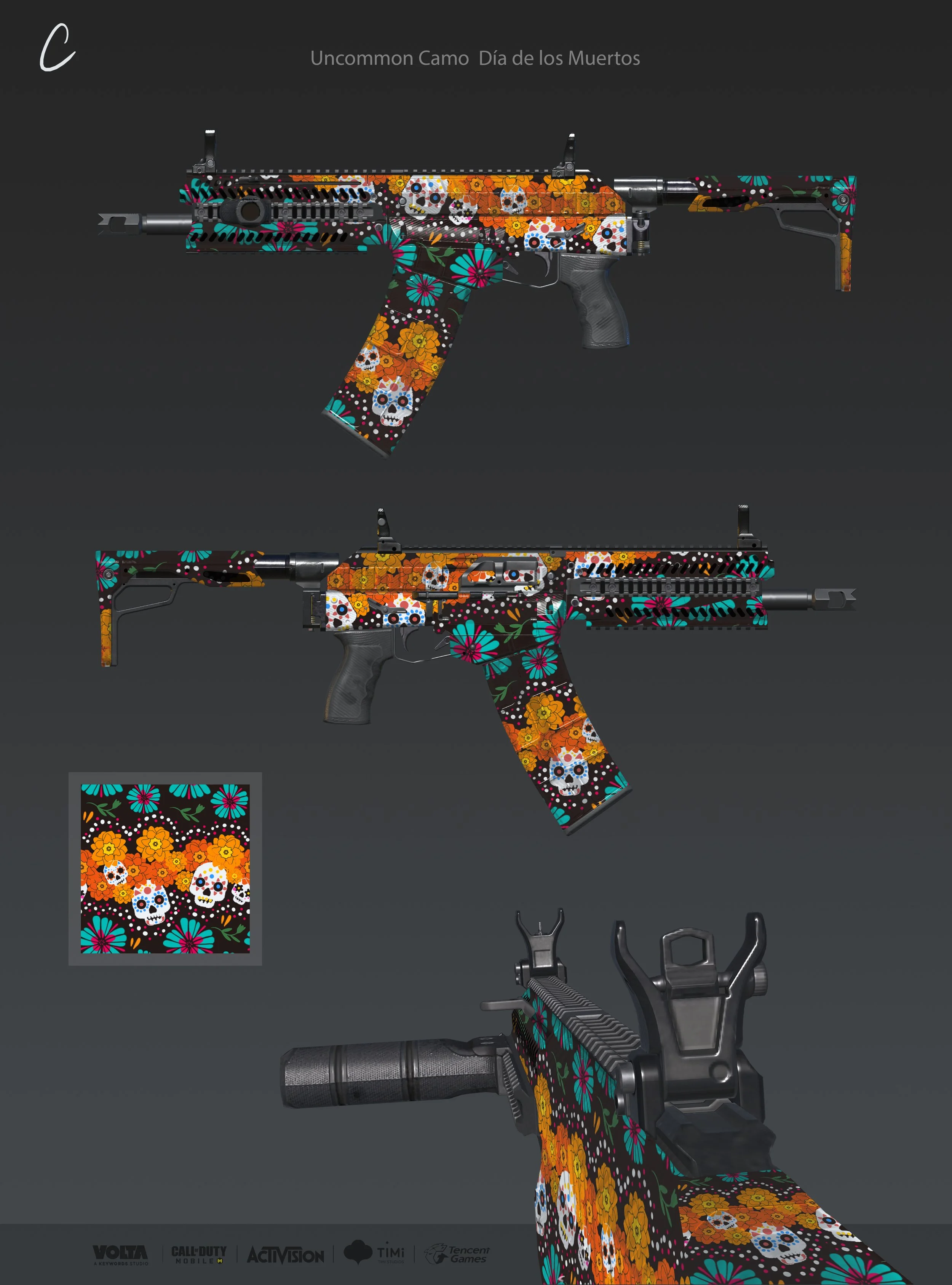 Activision_COD Mobile_Weapon uncommon camo_DiaDeLosMuertos_Sketch_01_C.jpg