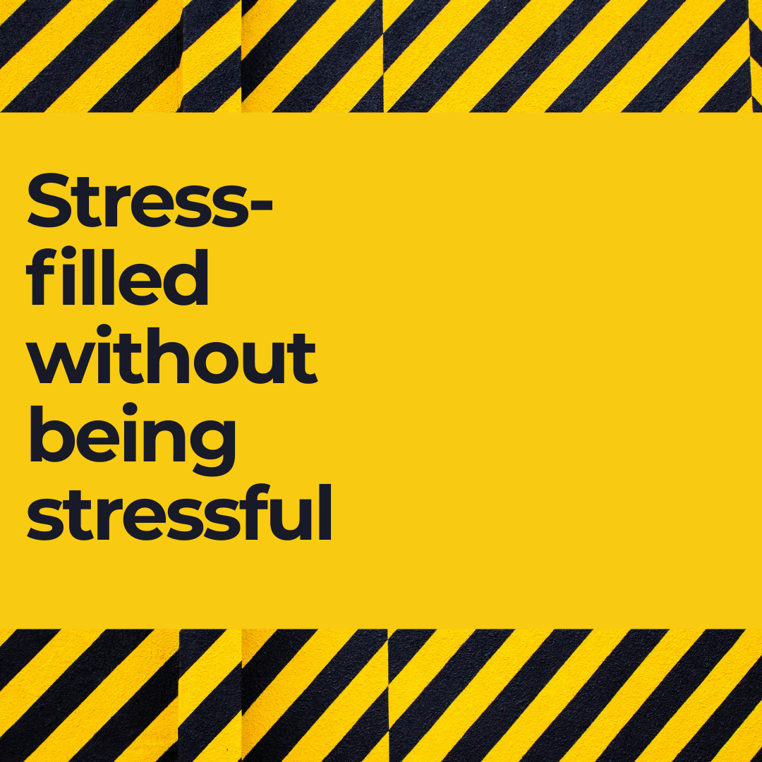 When Stress Doesn’t Have to Feel Stressful