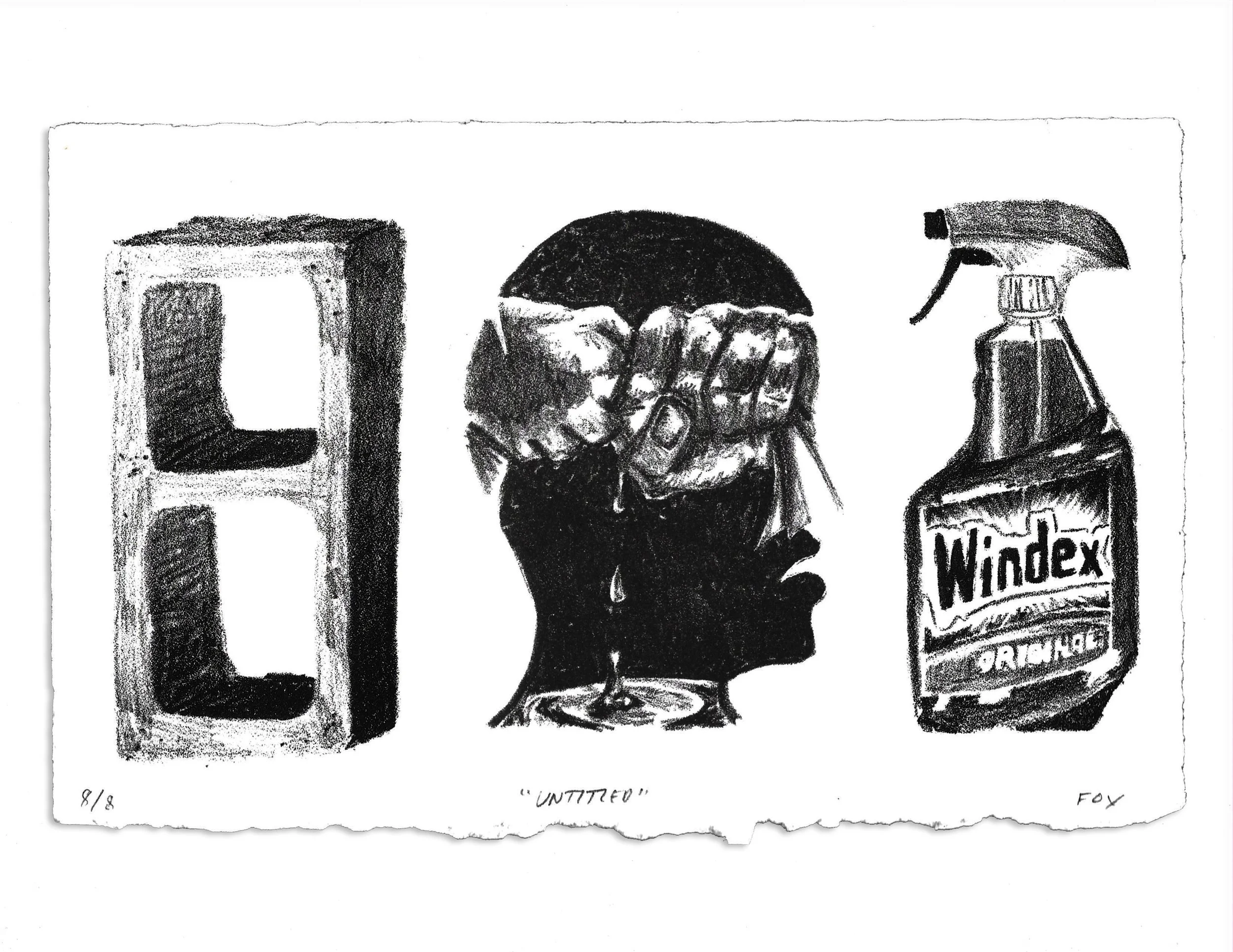 untitled // lithograph // 10 x 6 in. // 2022