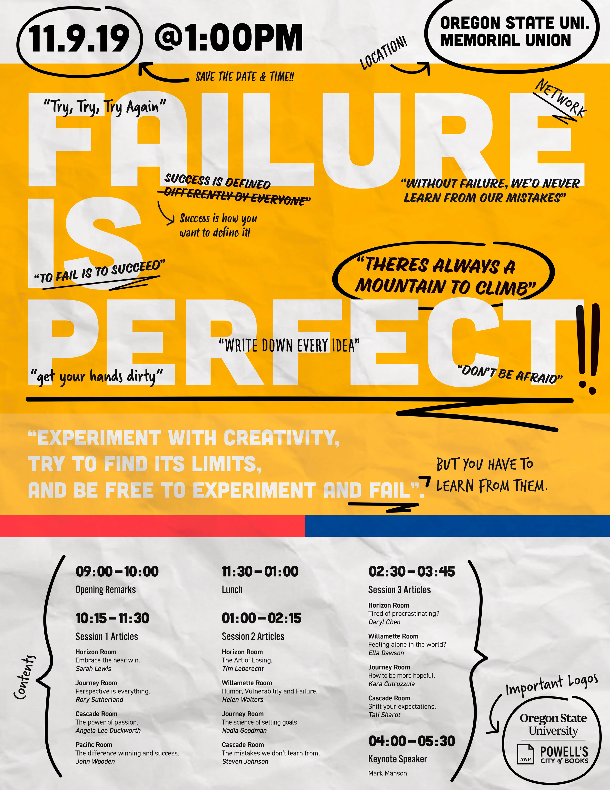 Failure Is Perfect.