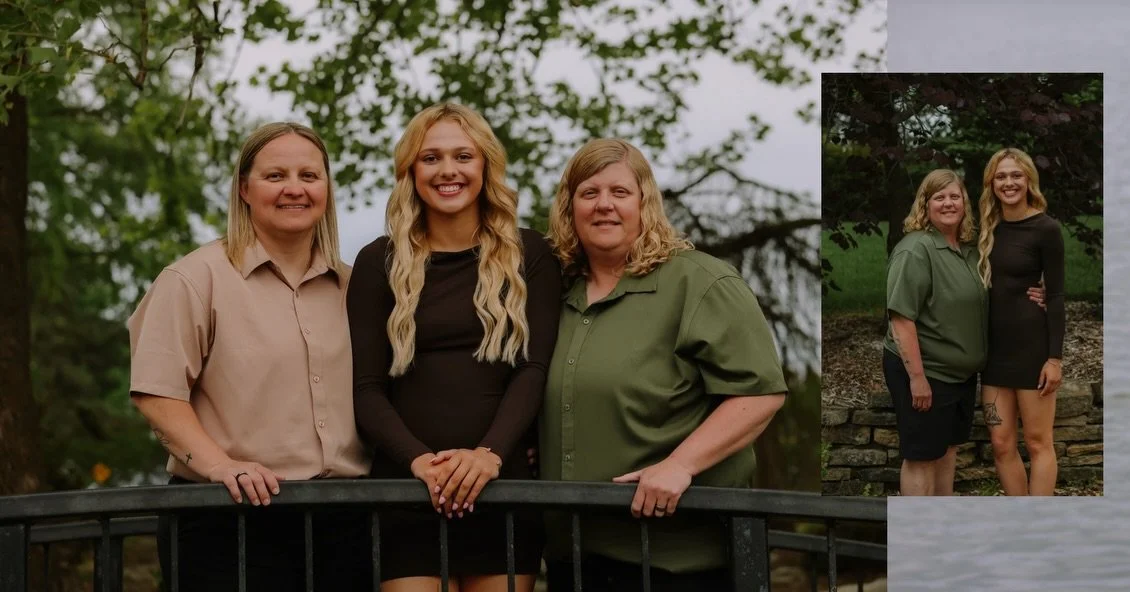 Snuck in a family session before the rain!