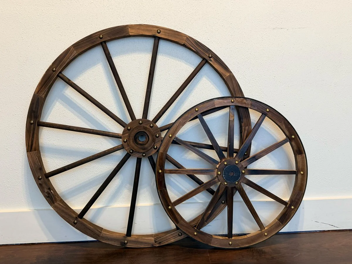 Wagon wheel set of 2