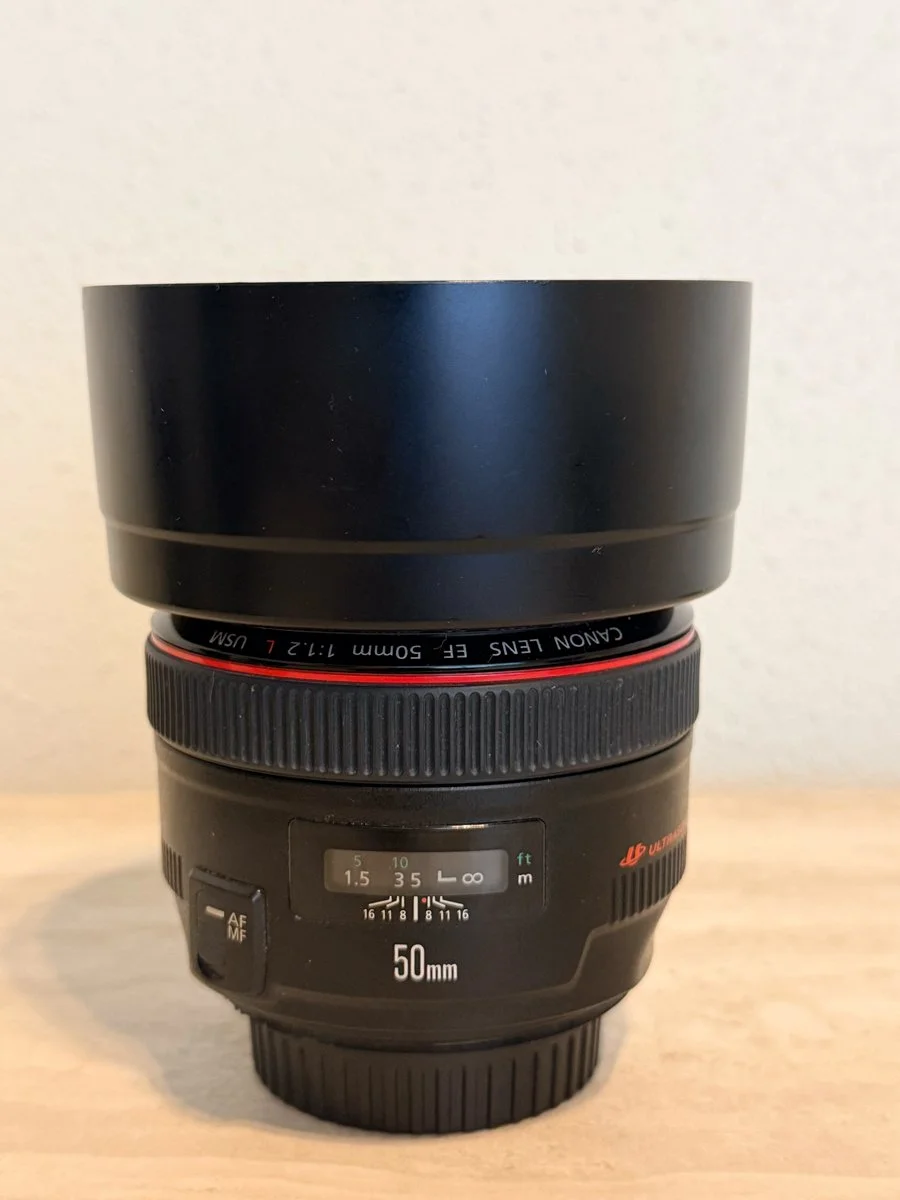 Canon EF 50mm F/1.2 USM Lens - USA