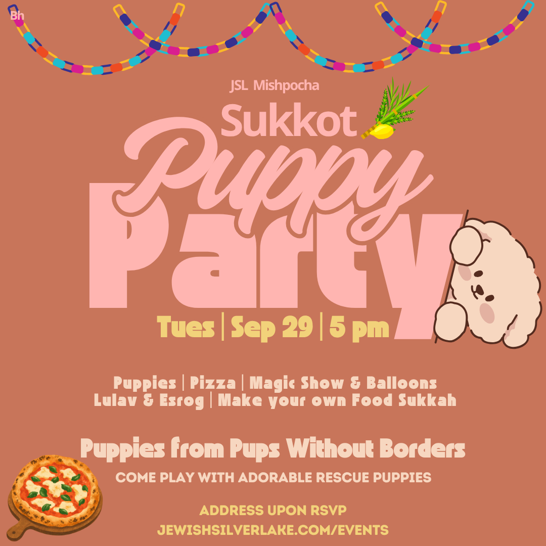 Sukkot Family Puppy Party