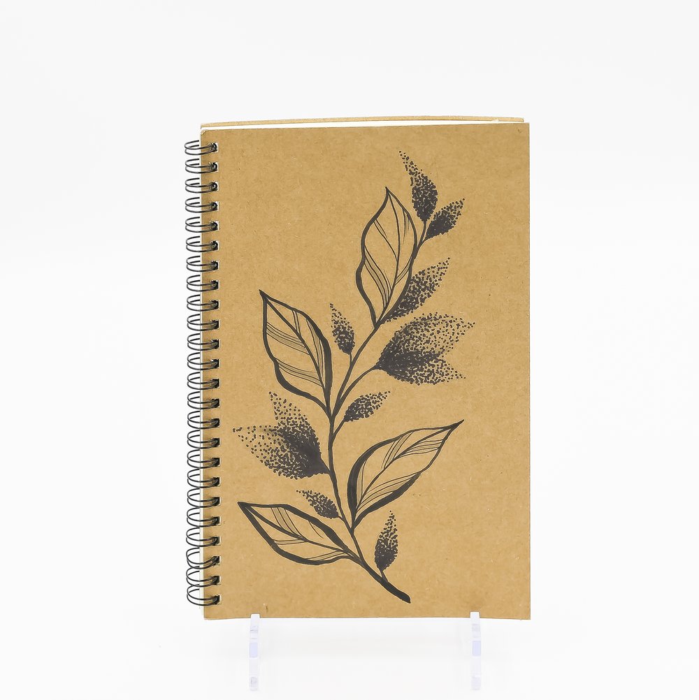 Green Vines Sketchbook — Henna Harvest