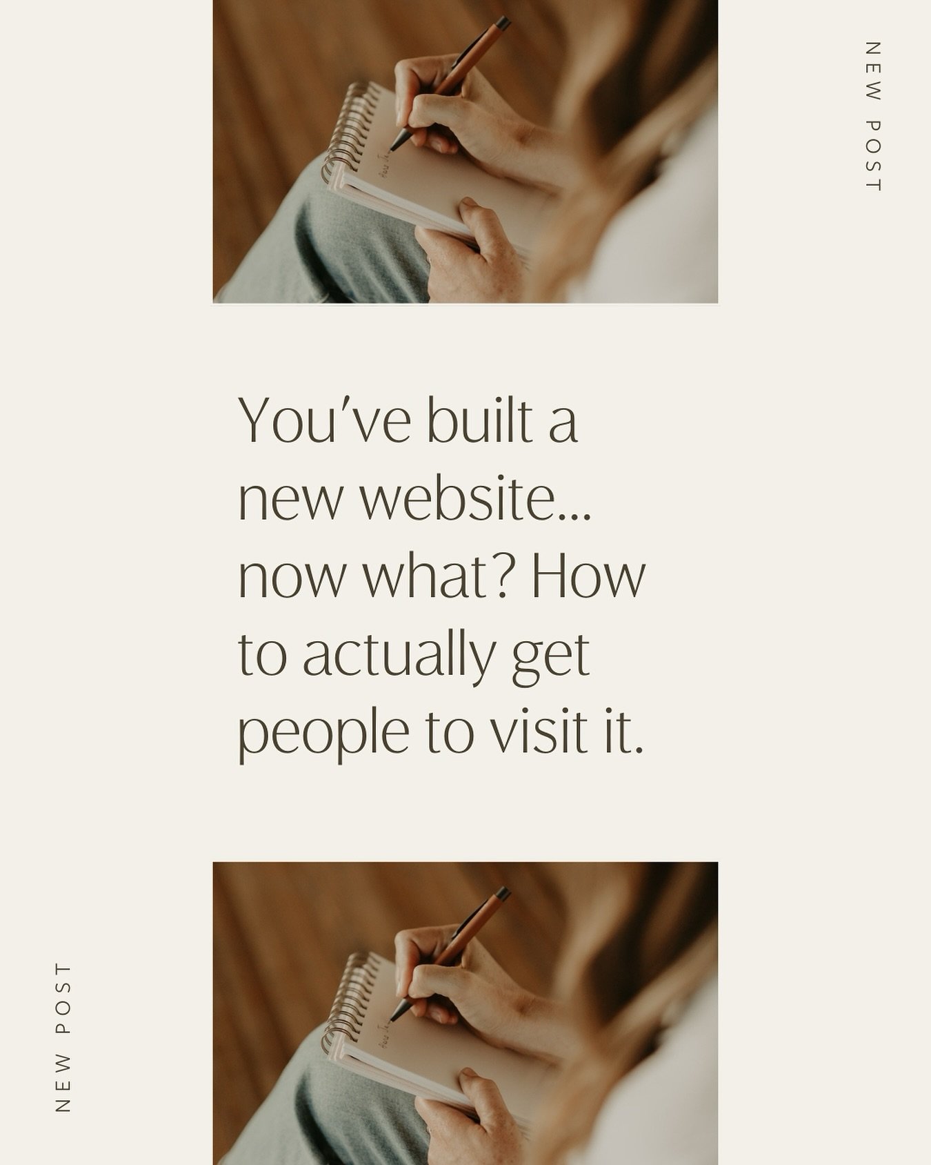There&rsquo;s a common misconception out there that once your website is live, the enquiries will start rolling in. 

If you already have an engaged audience &ndash; people who know and love your work and are just waiting for a better way to connect 