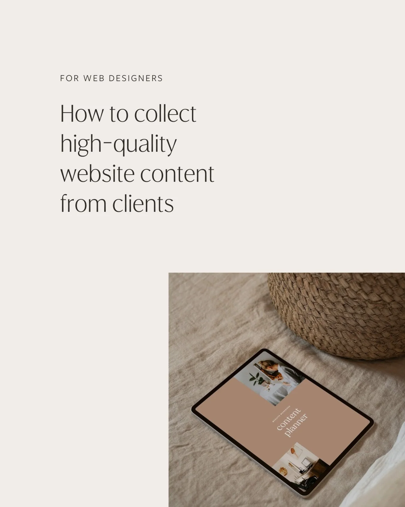 If you&rsquo;ve been designing websites for a while, it&rsquo;s very likely that &mdash; at least once &mdash; you would have run into the issue of a project coming to a standstill because the content hasn&rsquo;t arrived. Or it has arrived &ndash; j