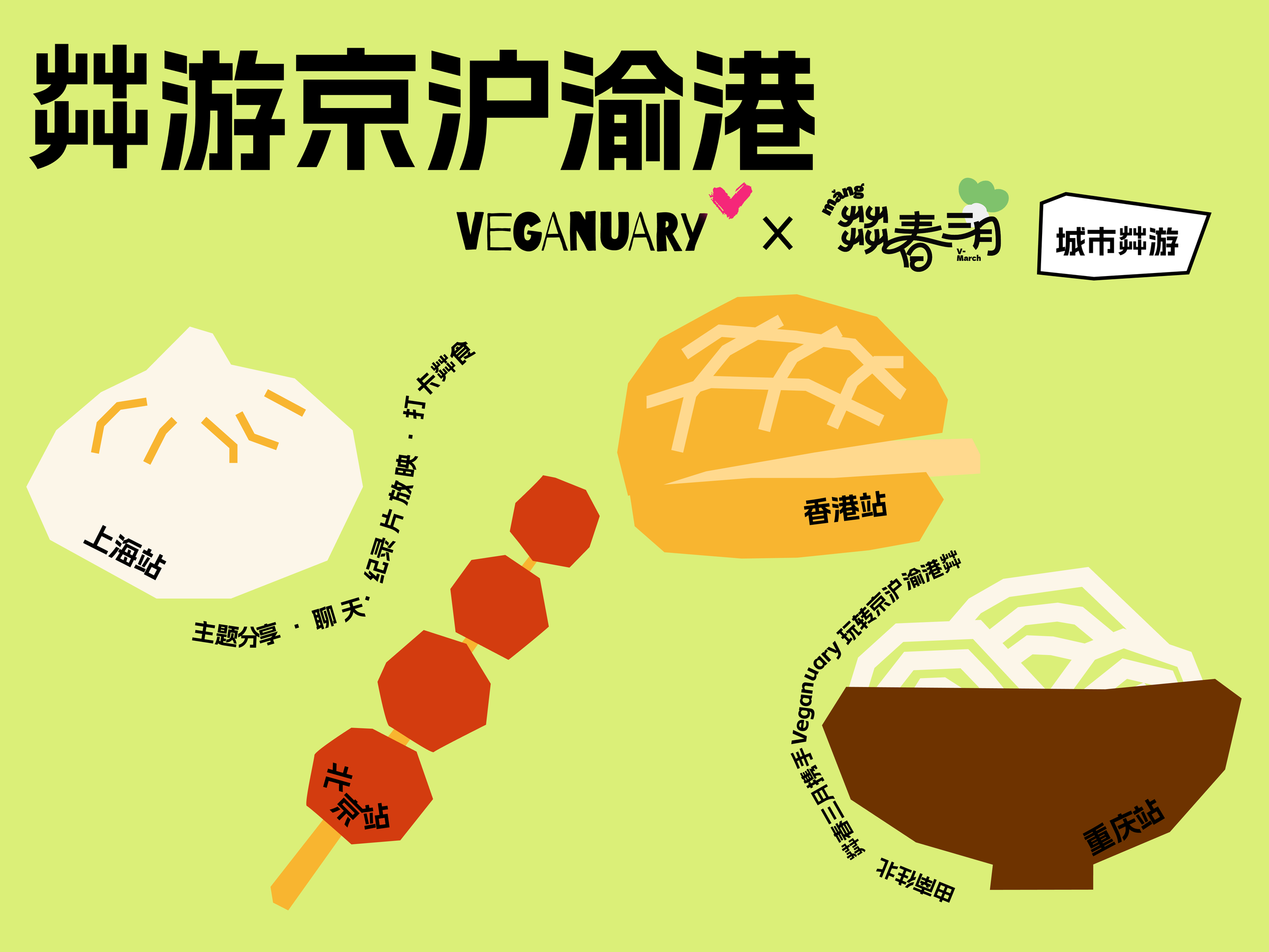 V-March × Veganuary: Four Cities, One Shared Conversation