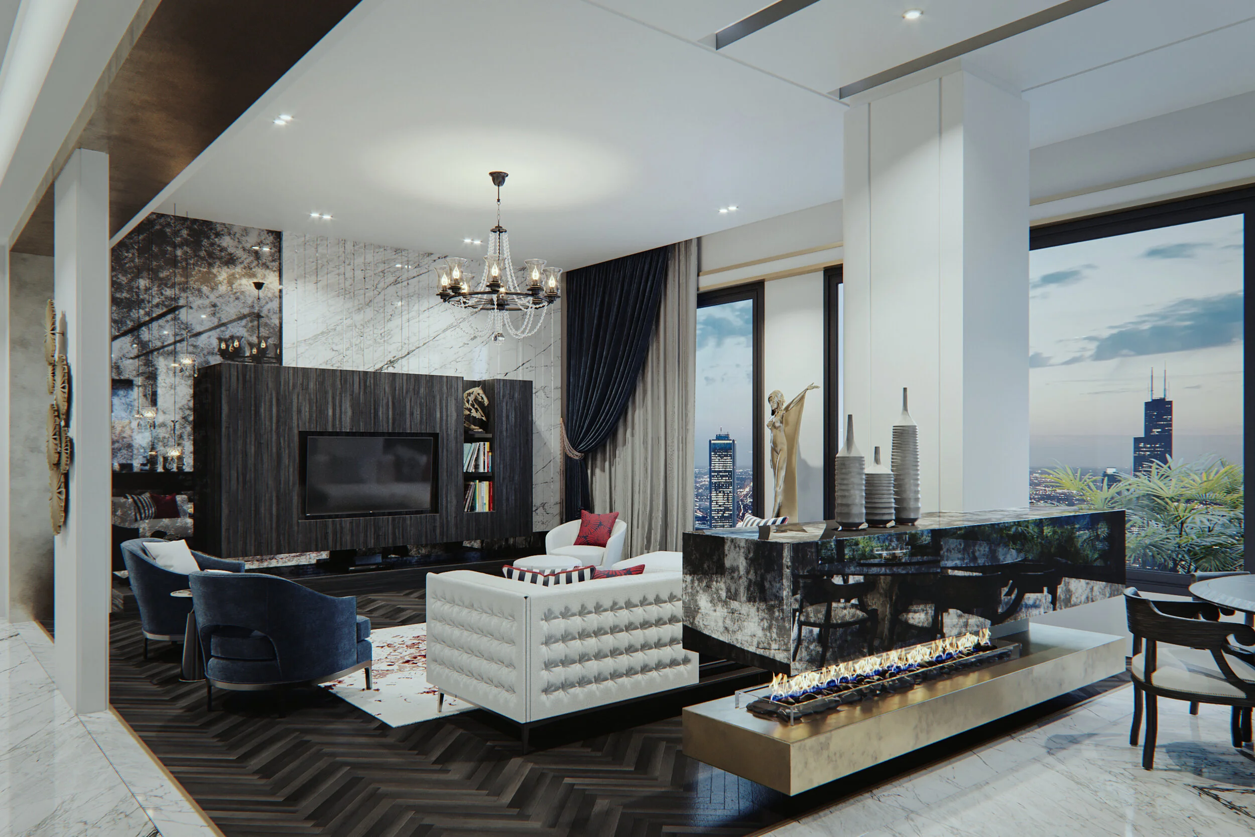 Penthouse View In Reno Nevada