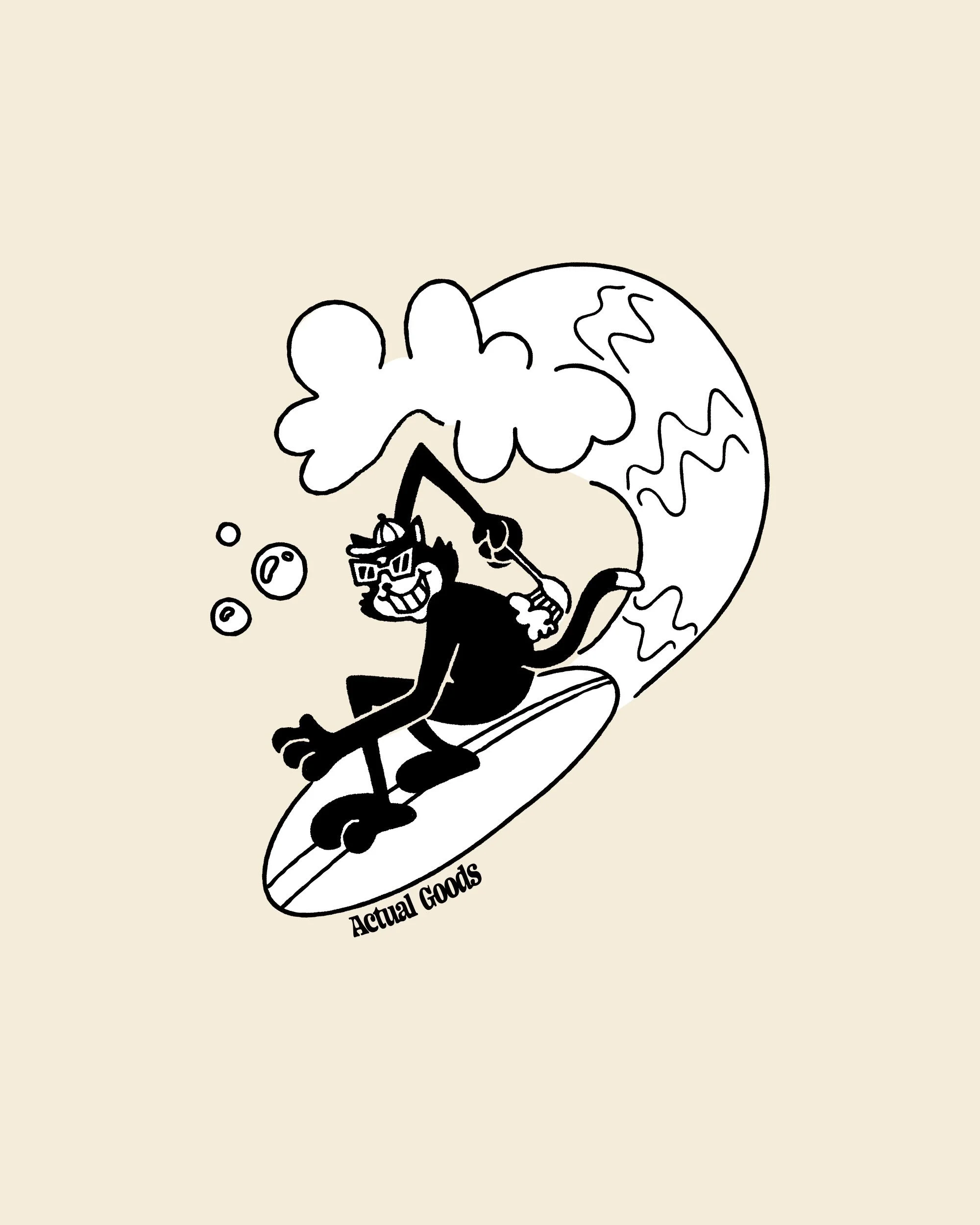 Cool cat. Clean brand.