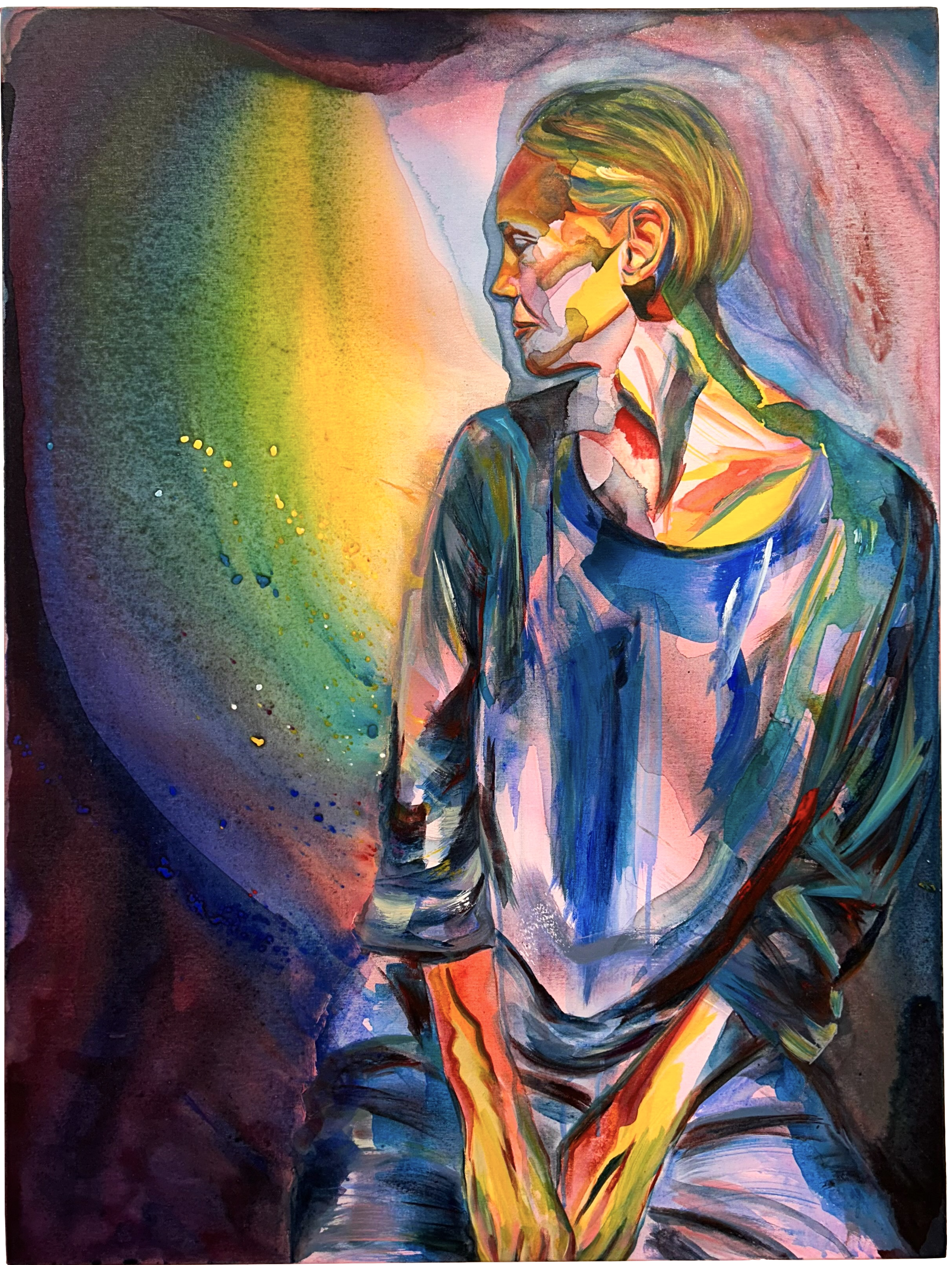 Natasha | 2026 | Acrylic on Canvas | 40x30 Inches