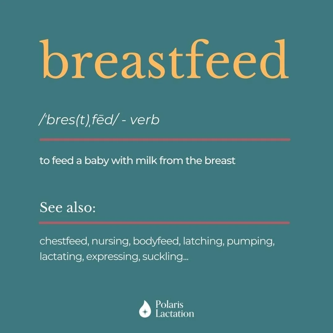 WORLD BREASTFEEDING WEEK 

It's that time of year again! The week of August 1-7, is World Breastfeeding Week. This is a global effort to promote breast/chestfeeding and its many benefits. 

Let's keep in mind there are many different ways to breastfe
