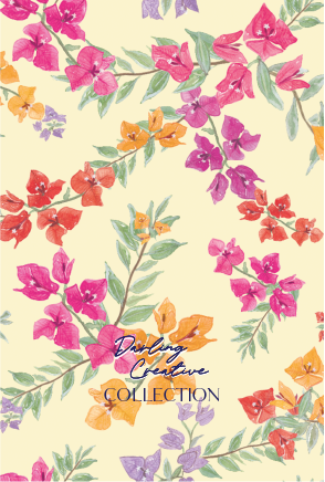 Breeze - bougainvillea on lemon butter