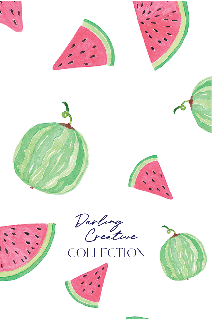 Crisp - watermelon on white