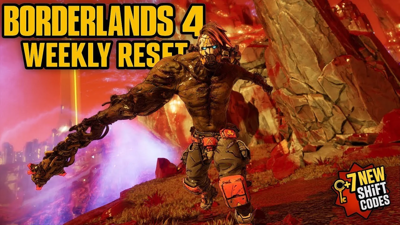 Borderlands 4 Weekly Reset header thumbnail with Skully focus