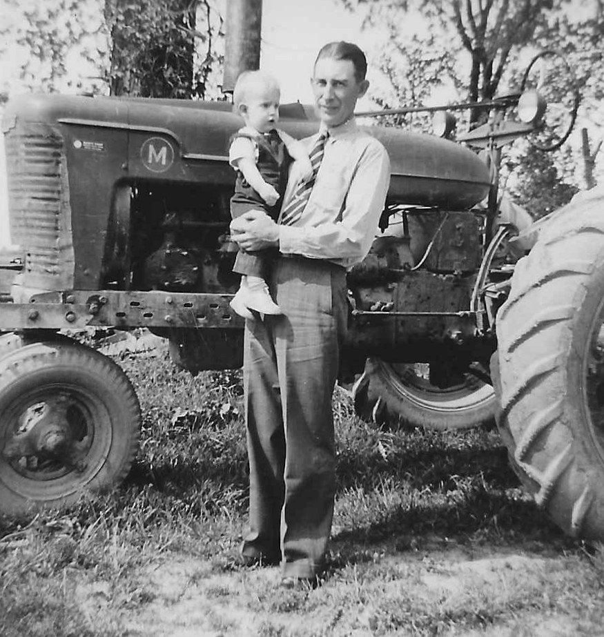 1945 - William P Eastman and son David R Eastman.jpg