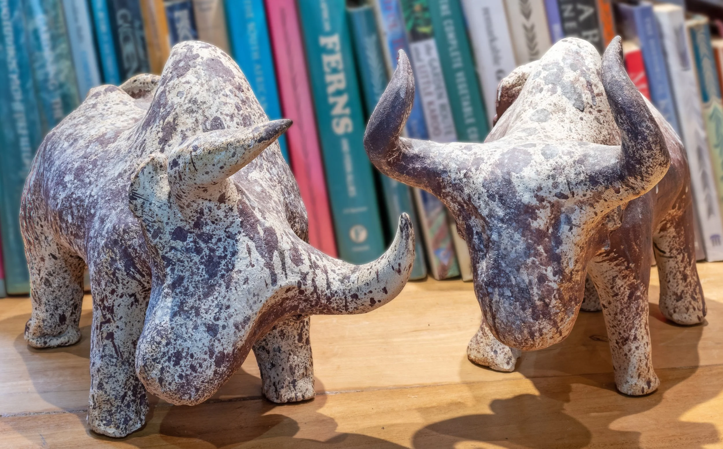 Large Ceramic Nguni Bull by John Botes