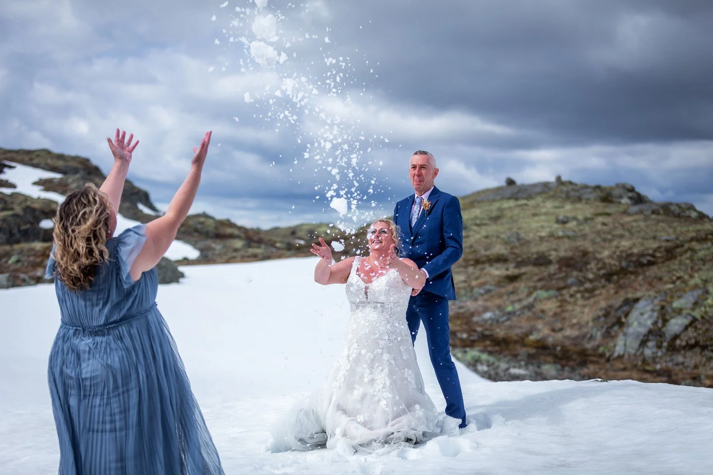 William &amp; Lynette. June 10th. 2024.

A snowy mountain road. Their closest people. And a handful of snow thrown into the air just because they could.

This is what an intimate Norwegian ceremony looks like when you stop overthinking it and simply 