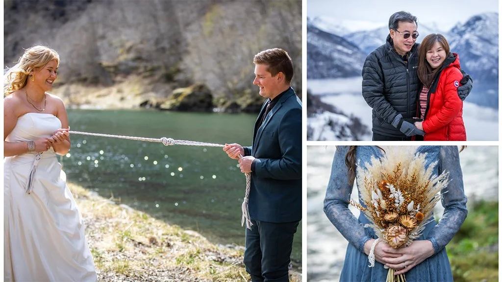 Glacier wedding Norway