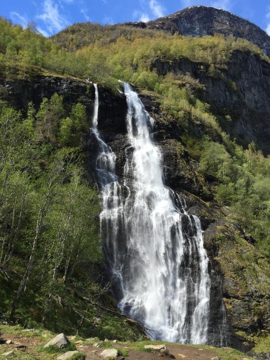 Brekkefossen in Flåm
