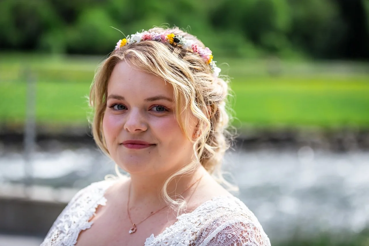 norway destination wedding hair and makeup