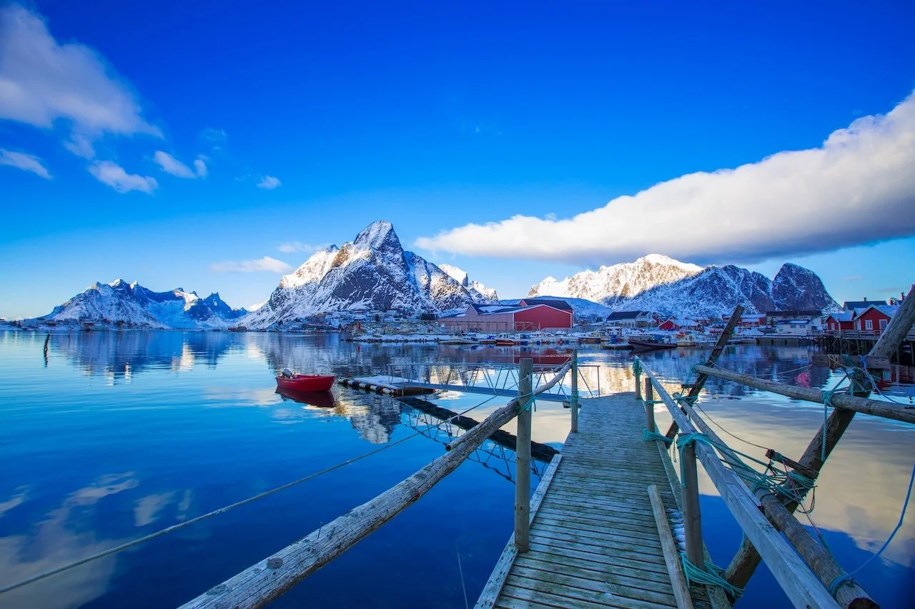lofoten islands winter norway