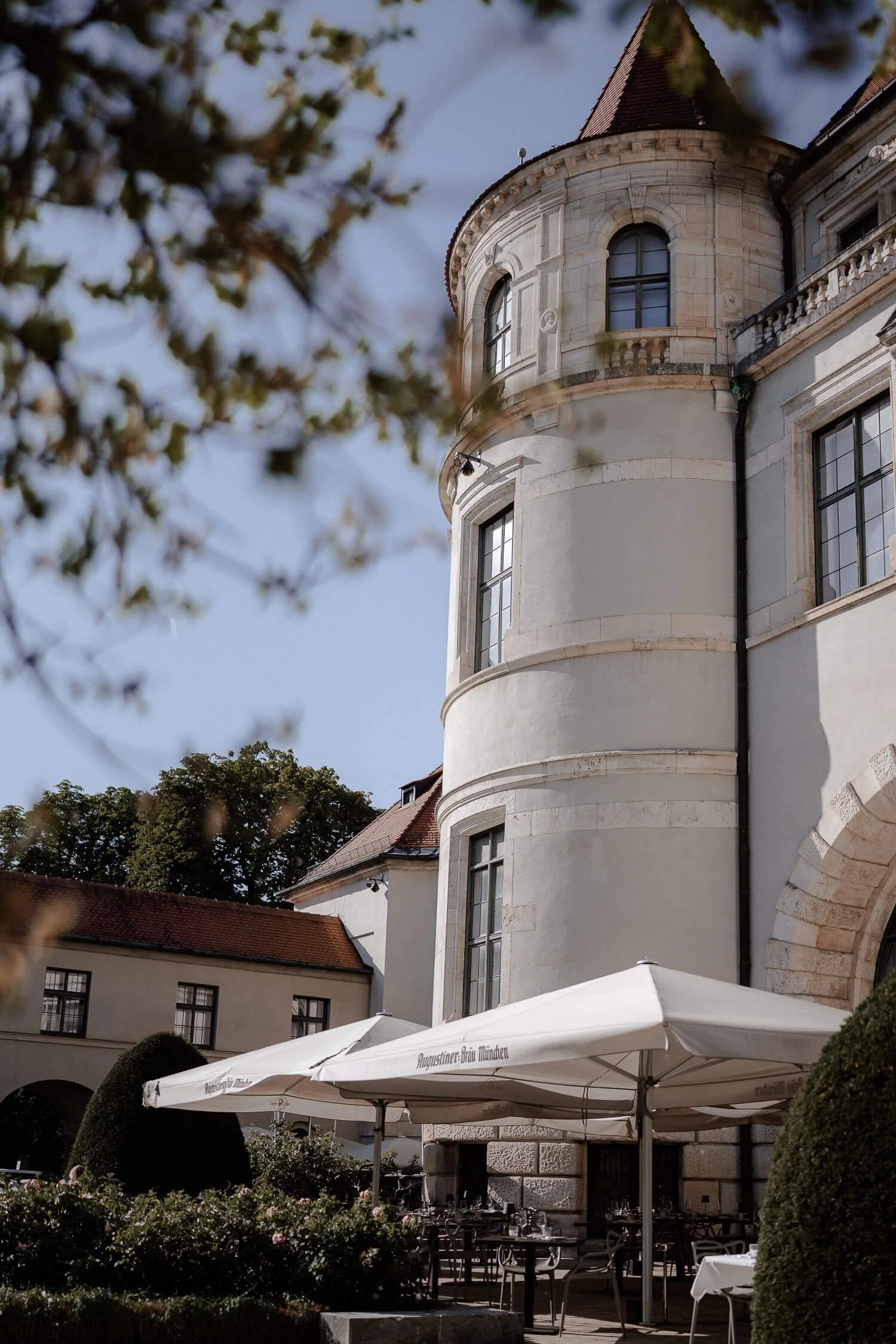 Schöner Blick auf das Restaurant am Nationalmuseum